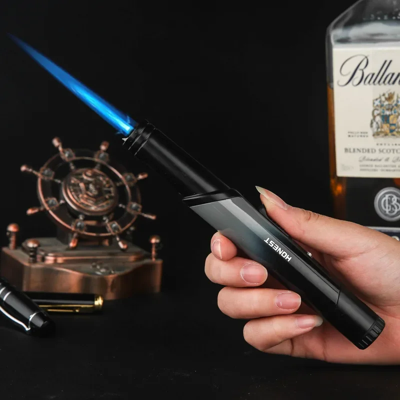 HONEST Metal Creative Pen style Gas Lighter 1300 ℃ High Temperature Torch Men's Outdoor Kitchen Barbecue Jewelry Welding Tool
HONEST Metal Creative Pen style Gas Lighter 1300 ℃ High Temperature Torch Men's Outdoor Kitchen Barbecue Jewelry Welding Tool