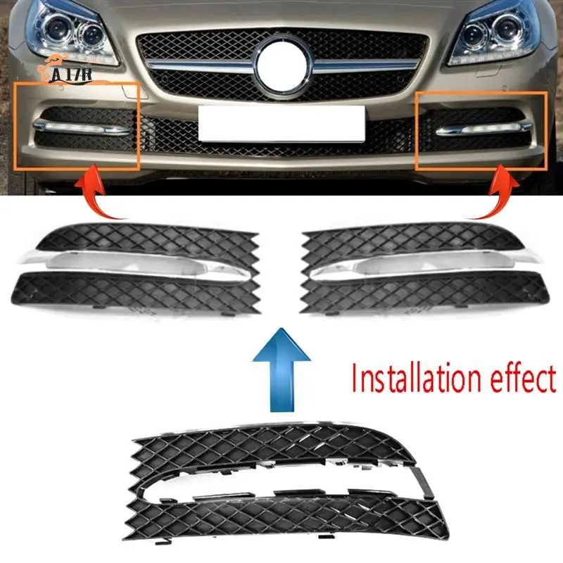 A17R-Car Right Front Bumper Fog Light Bezel Grille Driving Light Cover Grille For Mercedes-Benz SLK Class R172 W172 2012-2016 Pa
A17R-Car Right Front Bumper Fog Light Bezel Grille Driving Light Cover Grille For Mercedes-Benz SLK Class R172 W172 2012-2016 Pa