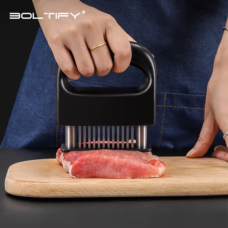 New 48 Blades Needle Meat Tenderizer Stainless Steel Knife Meat Beaf Steak Mallet Meat Tenderizer Hammer Pounder Cooking Tools
New 48 Blades Needle Meat Tenderizer Stainless Steel Knife Meat Beaf Steak Mallet Meat Tenderizer Hammer Pounder Cooking Tools