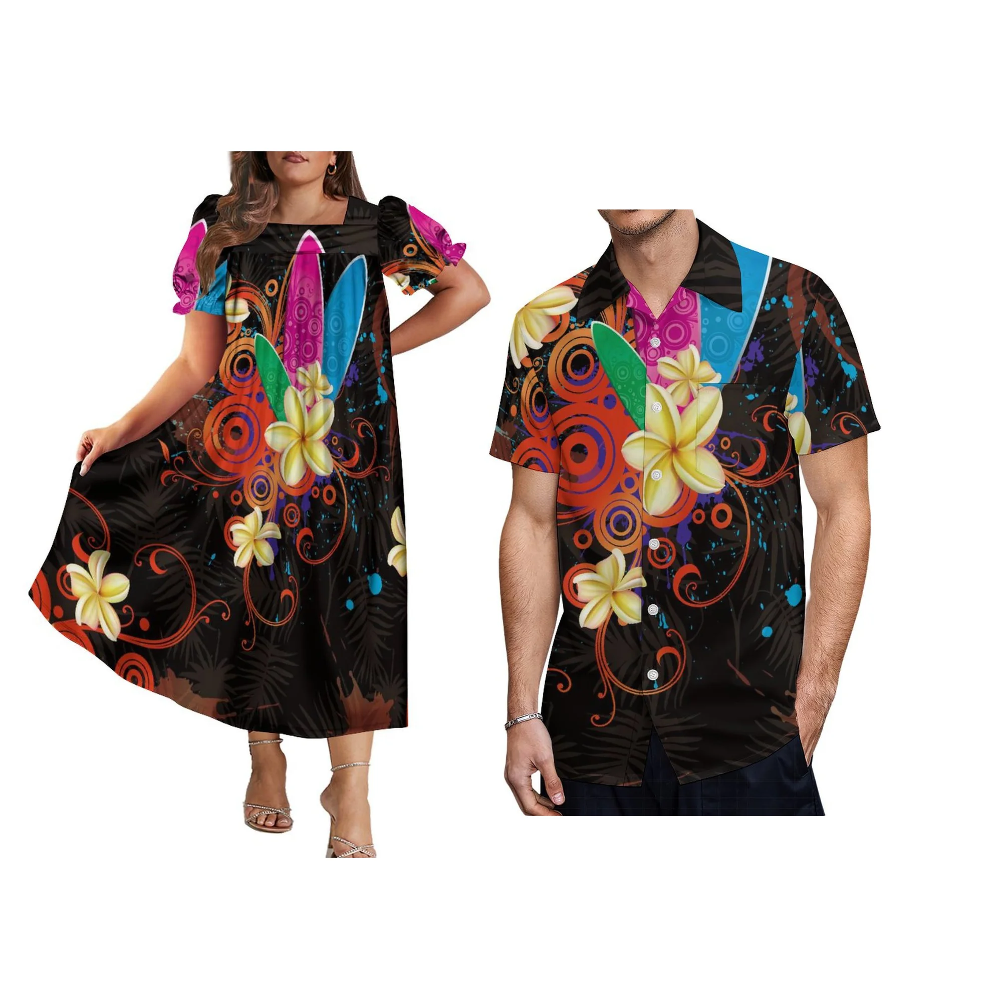 MUMU New Design Pocket Dress Summer Short Sleeve Casual Women's Dress Polynesian Vintage Pattern Printed Long Dress
MUMU New Design Pocket Dress Summer Short Sleeve Casual Women's Dress Polynesian Vintage Pattern Printed Long Dress