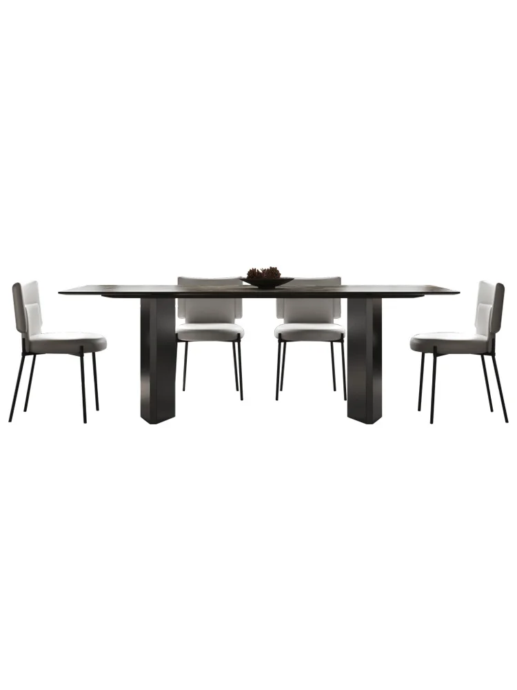 Slate dining table Household slate rectangular dining table and chair combination
Slate dining table Household slate rectangular dining table and chair combination