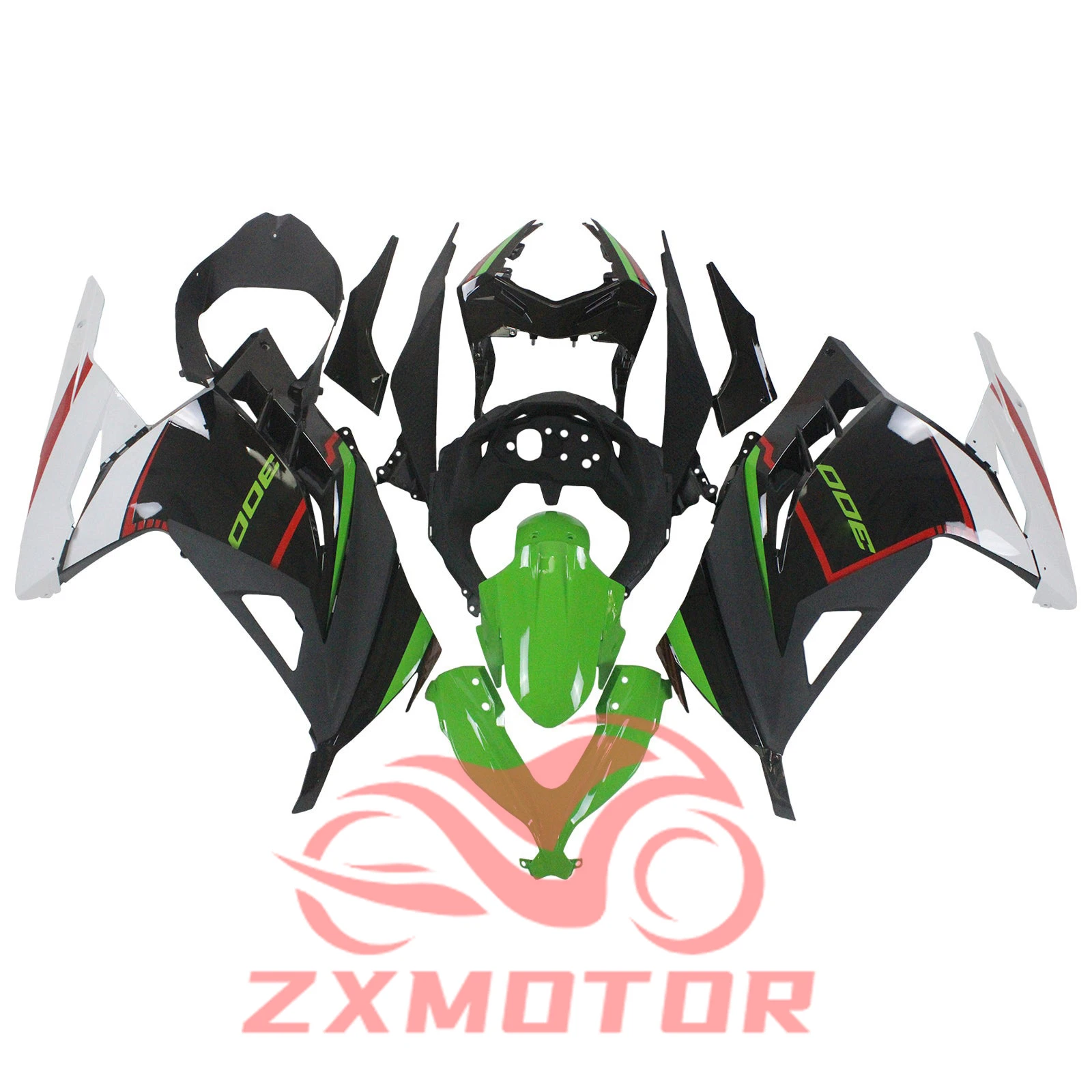 Fairing Set EX300 2013 2014 2015 2016Ninja 300 Body Plastic Kit Covers Fairings for Kawasaki Ninja 300 15-17 New
Fairing Set EX300 2013 2014 2015 2016Ninja 300 Body Plastic Kit Covers Fairings for Kawasaki Ninja 300 15-17 New