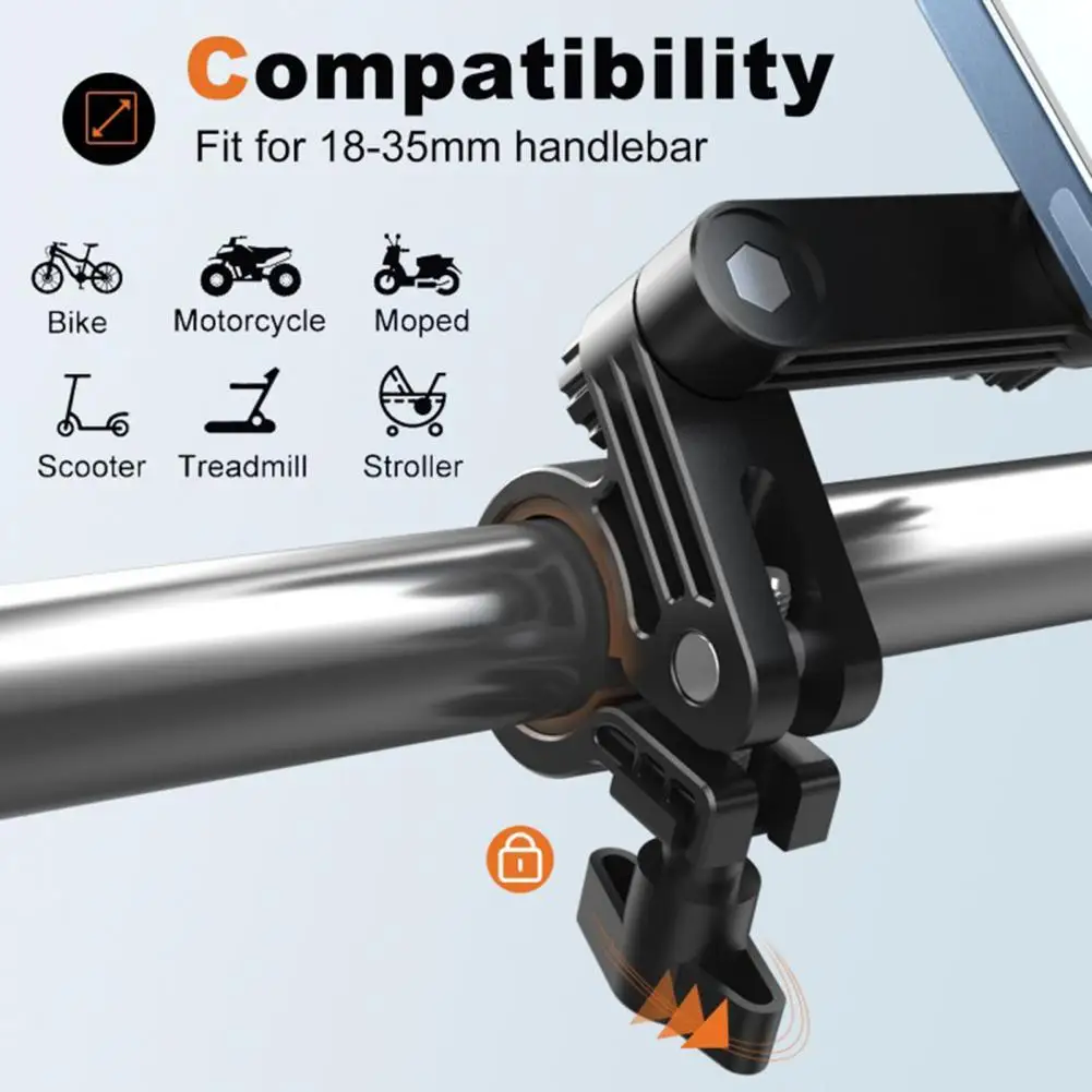 Bicycle Phone Rack Practical Shockproof Side Locking Riding MTB Bike Phone GPS Support Bracket Motor Cycle Accessory
Bicycle Phone Rack Practical Shockproof Side Locking Riding MTB Bike Phone GPS Support Bracket Motor Cycle Accessory