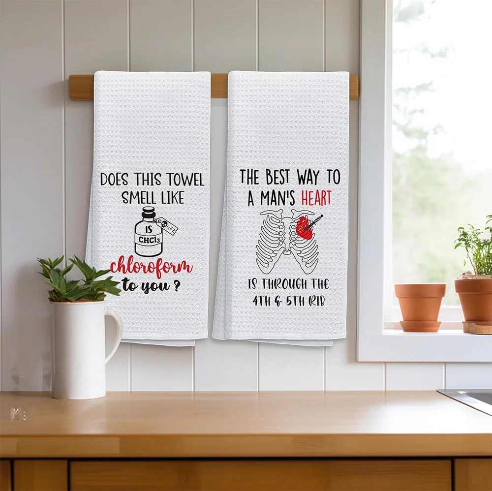 Funny Gothic Kitchen Towels ‘Does This Smell Like Chloroform’ Serial Killer Gifts for Women Halloween Kitchen Decor Hand Towel
Funny Gothic Kitchen Towels ‘Does This Smell Like Chloroform’ Serial Killer Gifts for Women Halloween Kitchen Decor Hand Towel