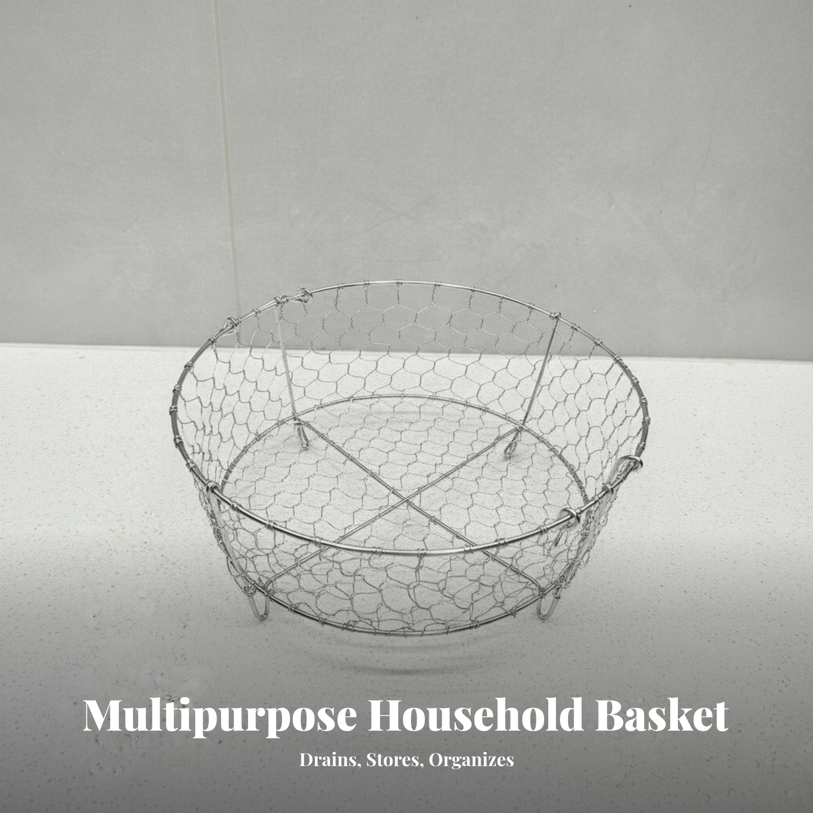 Stainless Steel Sink Strainer Basket Stainless Steel Mesh Basket Polished Easy to Clean Multi Functional
Stainless Steel Sink Strainer Basket Stainless Steel Mesh Basket Polished Easy to Clean Multi Functional