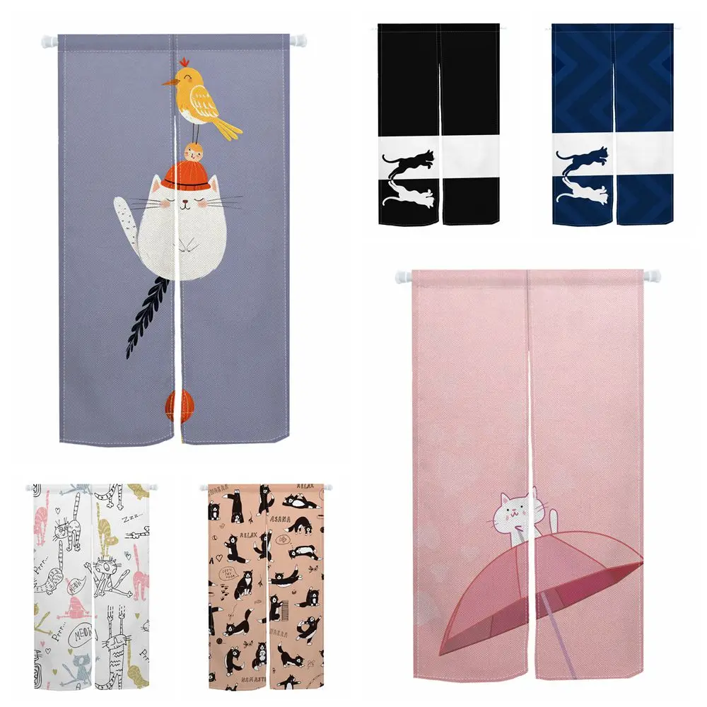 Funny Cat Japanese Door Curtain Home Bedroom Partition Kitchen Cafe Entrance Staircase Opaque Hanging Half-split Doorway Curtain
Funny Cat Japanese Door Curtain Home Bedroom Partition Kitchen Cafe Entrance Staircase Opaque Hanging Half-split Doorway Curtain