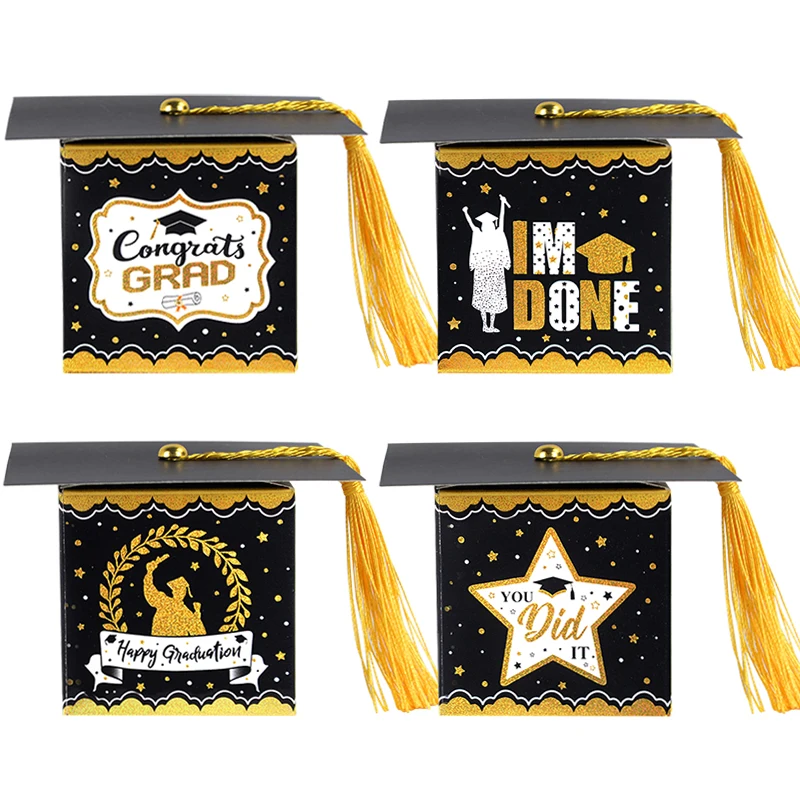5/10Pcs Graduation Candy Box Bachelor Hat Shape Gift Packing Boxes Bag 2024 Congraduation Grad Party Favors Decoration Supplies
5/10Pcs Graduation Candy Box Bachelor Hat Shape Gift Packing Boxes Bag 2024 Congraduation Grad Party Favors Decoration Supplies