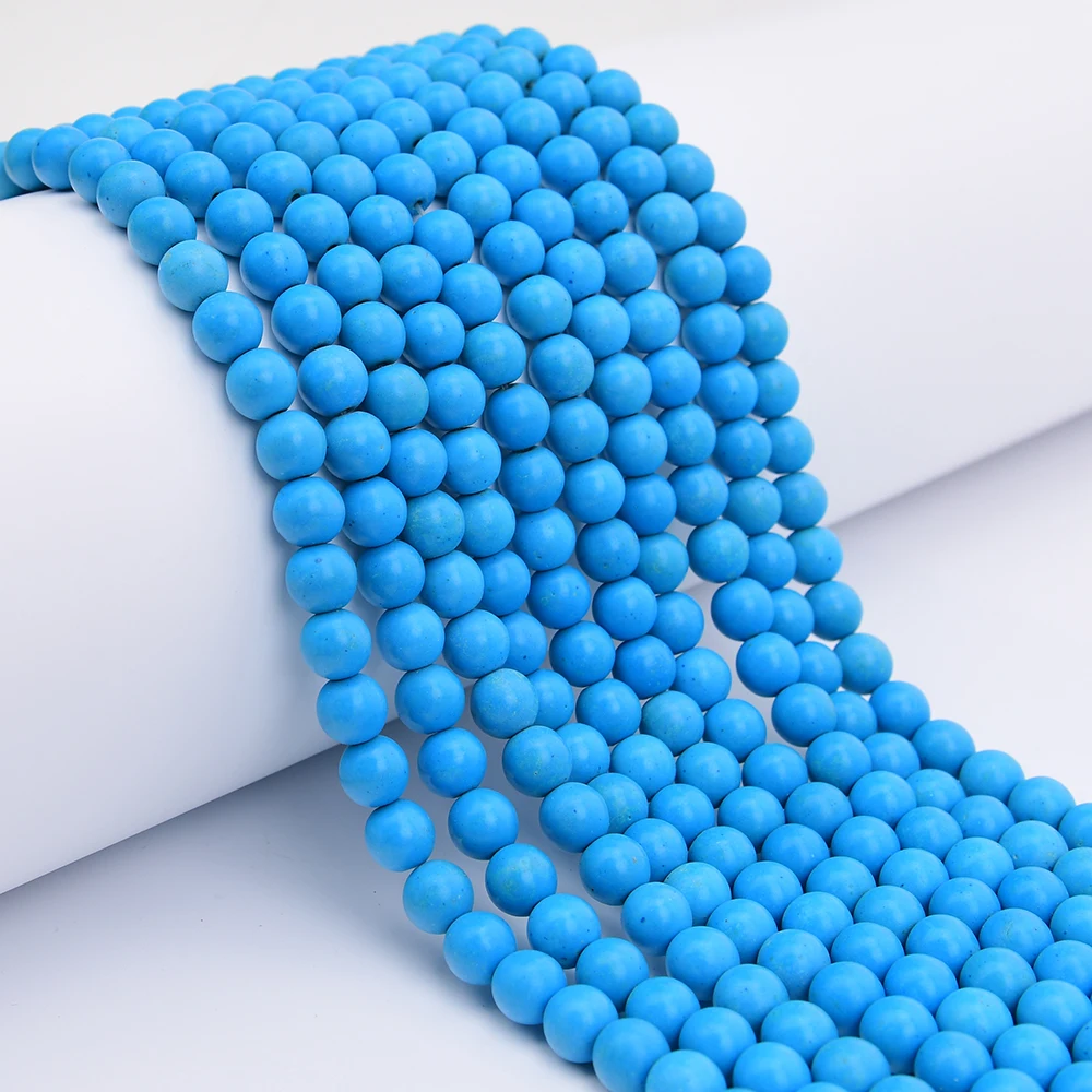 APDGG 2 Strands 10mm Natural Stone Blue Turquoise Smooth Round Loose Beads 15.5'' DIY Jewelry
APDGG 2 Strands 10mm Natural Stone Blue Turquoise Smooth Round Loose Beads 15.5'' DIY Jewelry