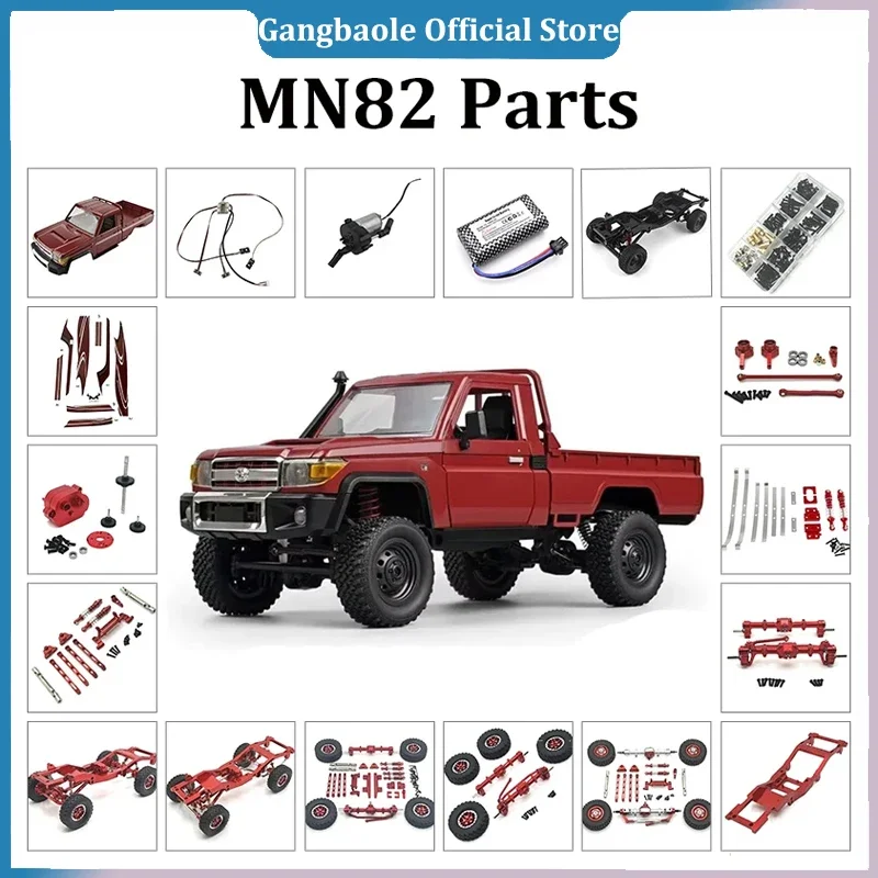 Upgraded MN82 RC Car 1/12 Metal Parts Pick Up 2.4G 4WD Off-road Crawler Remote Control Vehicle Toys for Children Kids MN MODEL
Upgraded MN82 RC Car 1/12 Metal Parts Pick Up 2.4G 4WD Off-road Crawler Remote Control Vehicle Toys for Children Kids MN MODEL