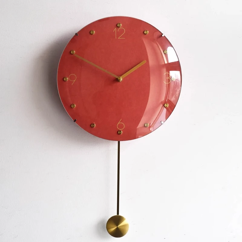 Vintage Nordic Creative Medieval Red Swing Mute Wall Clock Light Luxury Modern Personality Watch
Vintage Nordic Creative Medieval Red Swing Mute Wall Clock Light Luxury Modern Personality Watch
