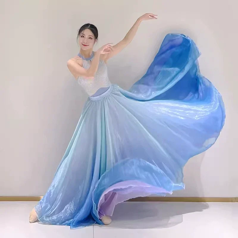 2025 Chiffon Gradient Ballet Skirt 360 Degree Women Belly Dance Practice Training Dress Tulle Skirt Dance Costumes
2025 Chiffon Gradient Ballet Skirt 360 Degree Women Belly Dance Practice Training Dress Tulle Skirt Dance Costumes