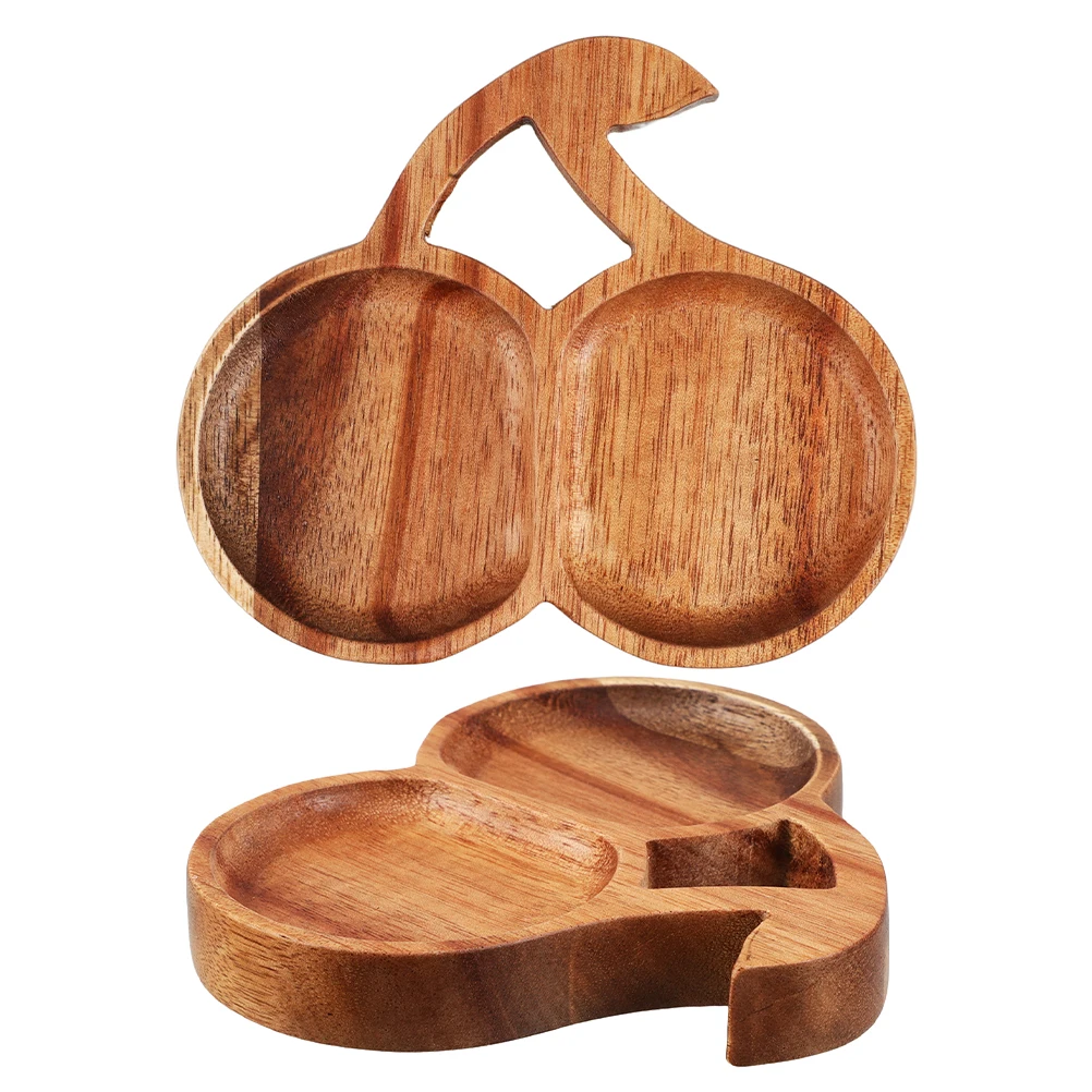 2Pcs Cherry Shape Wood Tray Tea Serving Platter Natural Wood Grain Snack Board Japanese Vintage Party Candy Dish
2Pcs Cherry Shape Wood Tray Tea Serving Platter Natural Wood Grain Snack Board Japanese Vintage Party Candy Dish