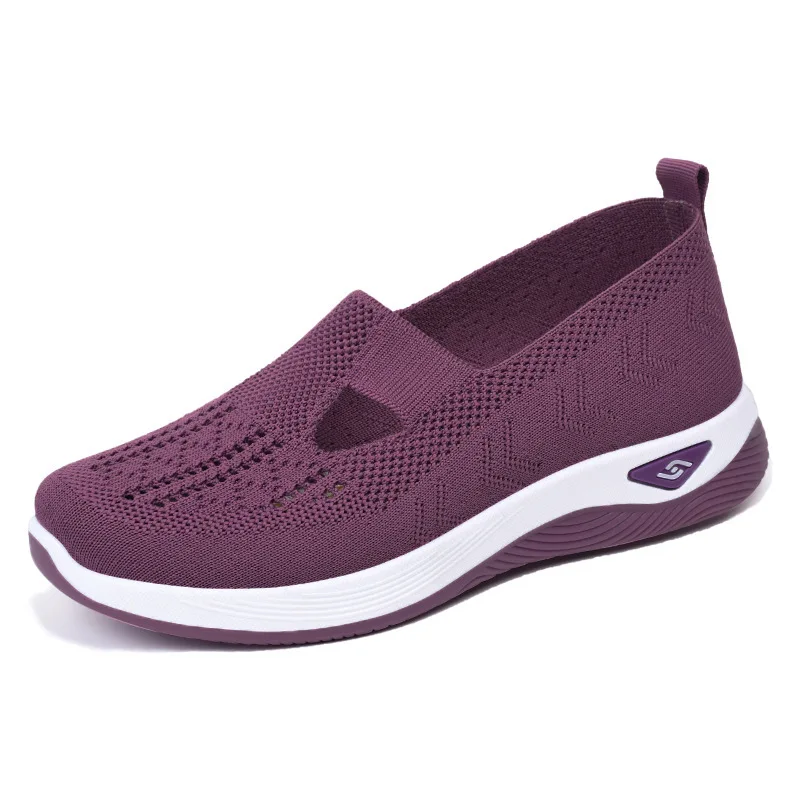 Middle aged and elderly summer breathable and comfortable single shoe with soft sole, casual one foot kick, mesh mom shoes
Middle aged and elderly summer breathable and comfortable single shoe with soft sole, casual one foot kick, mesh mom shoes