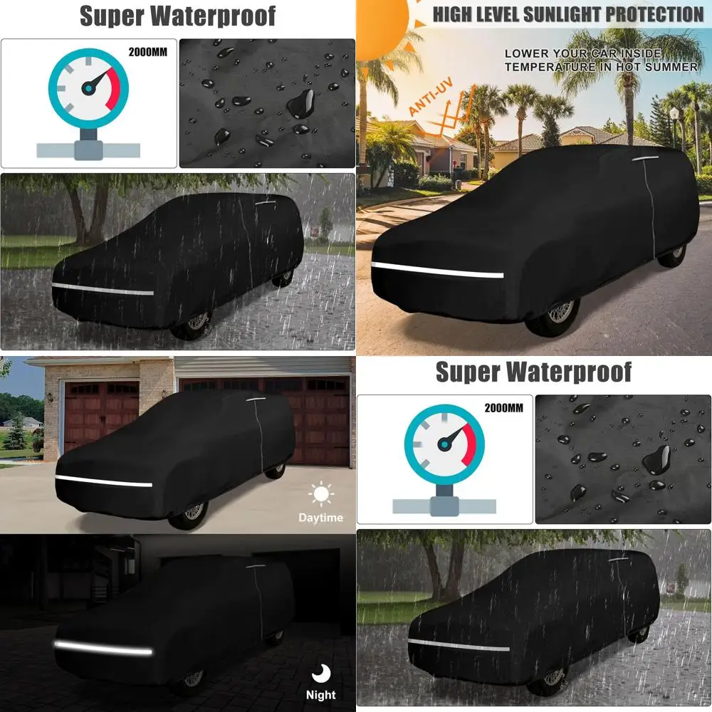 All-Weather 300D Waterproof Car Cover for Cadillac, Chrysler, Lincoln Funeral Hearse/Wagon up to 260in, with Cotton Lining and Z
All-Weather 300D Waterproof Car Cover for Cadillac, Chrysler, Lincoln Funeral Hearse/Wagon up to 260in, with Cotton Lining and Z