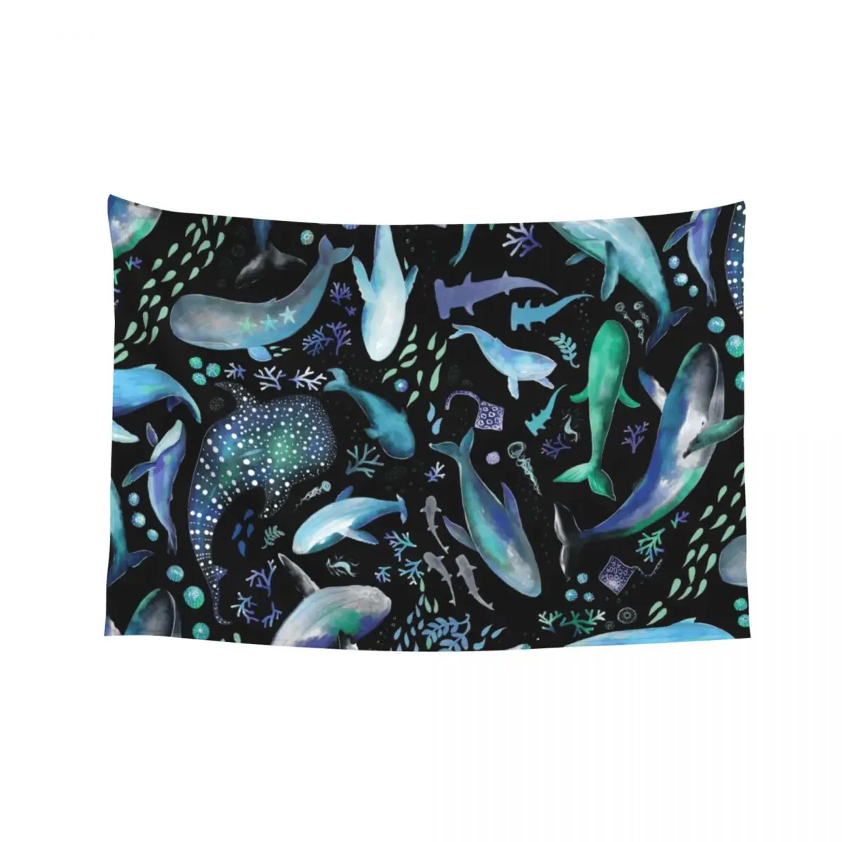 Ocean Diving with Whales at Night - Remix Tapestry Room Decorating Aesthetic Decorative Wall Wallpapers Home Decor Tapestry
Ocean Diving with Whales at Night - Remix Tapestry Room Decorating Aesthetic Decorative Wall Wallpapers Home Decor Tapestry