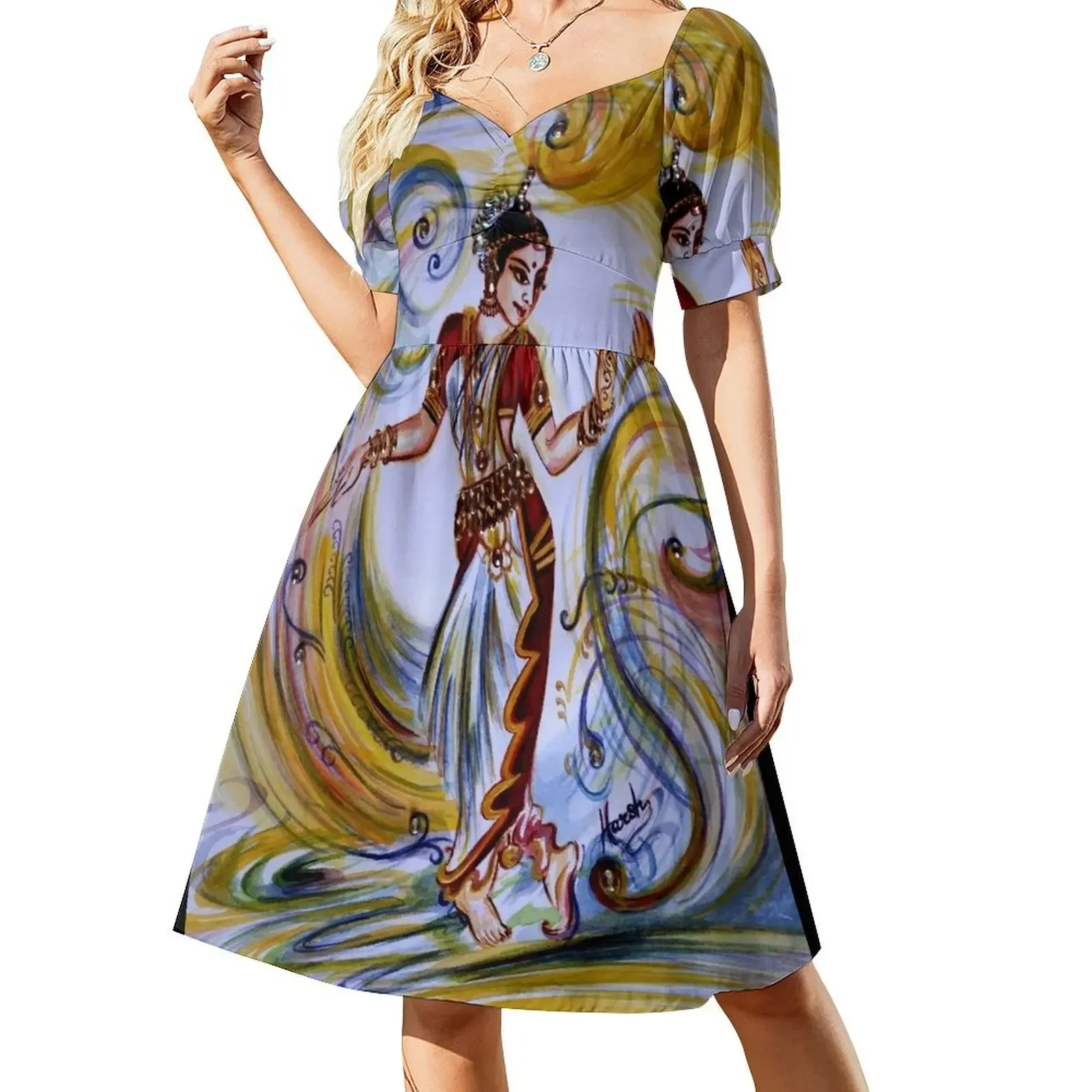 Dance Short-Sleeved Dress sensual sexy dress for women long dress women chic and elegant woman woman
Dance Short-Sleeved Dress sensual sexy dress for women long dress women chic and elegant woman woman