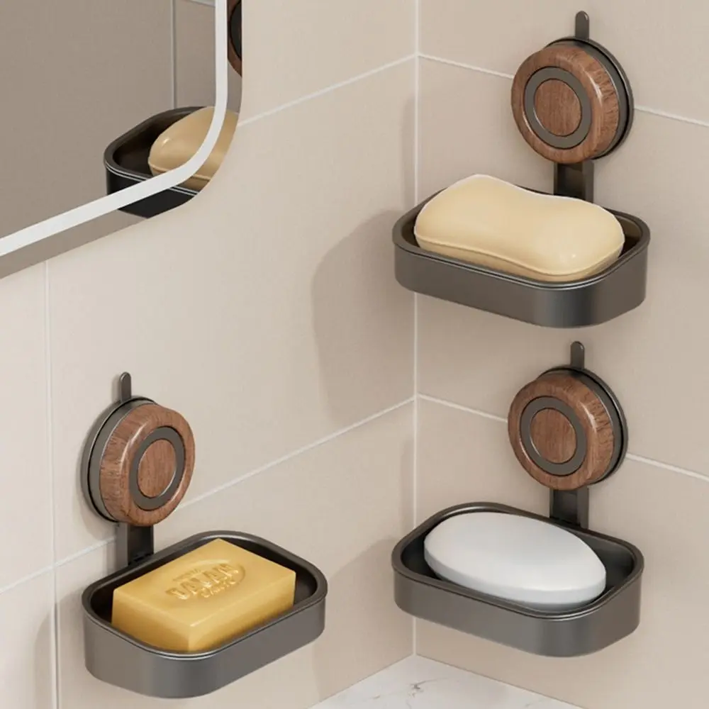 Plastic Suction Cup Soap Holder Drill-Free Self Draining Vacuum Suction Soap Dish Wall Mounted Removable Double Layer Soap Rack
Plastic Suction Cup Soap Holder Drill-Free Self Draining Vacuum Suction Soap Dish Wall Mounted Removable Double Layer Soap Rack