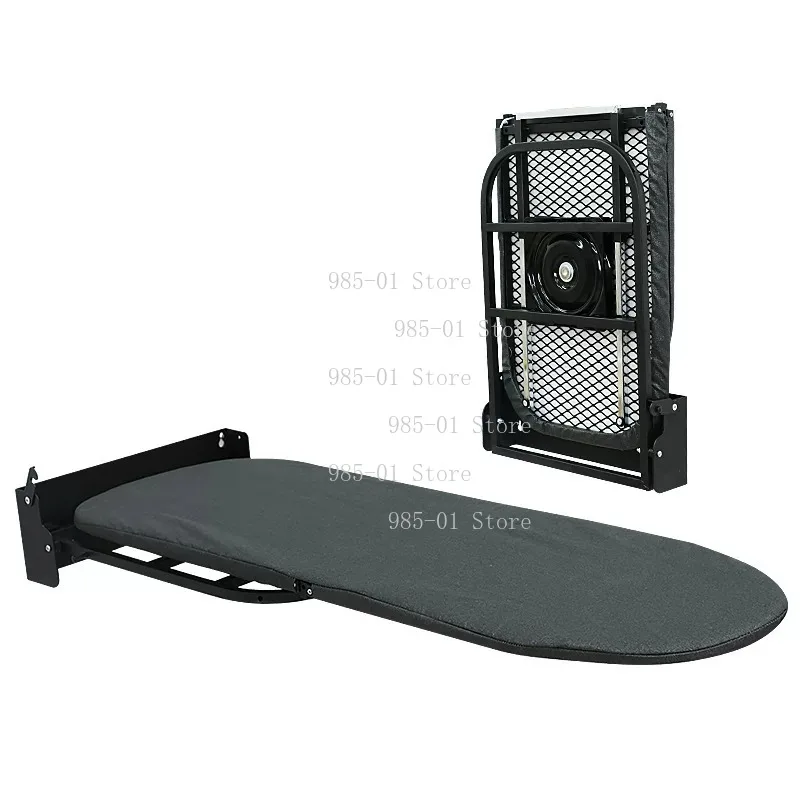 Foldable wall-mounted ironing board with 180° rotation, space-saving design for home laundry scenarios
Foldable wall-mounted ironing board with 180° rotation, space-saving design for home laundry scenarios