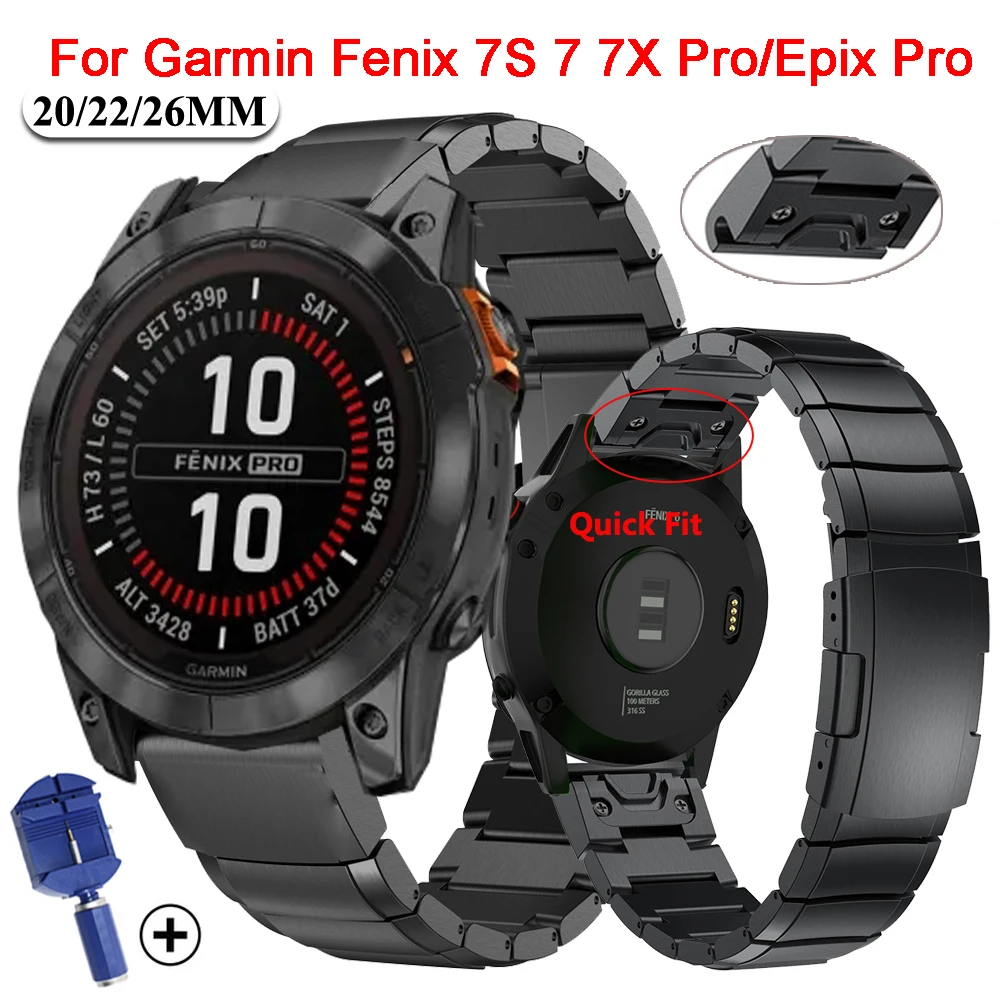 Ремешки из нержавеющей стали для Garmin 7S 7 7X Pro/Epix Pro 42 мм 47 мм 51 мм
Ремешки из нержавеющей стали для Garmin 7S 7 7X Pro/Epix Pro 42 мм 47 мм 51 мм