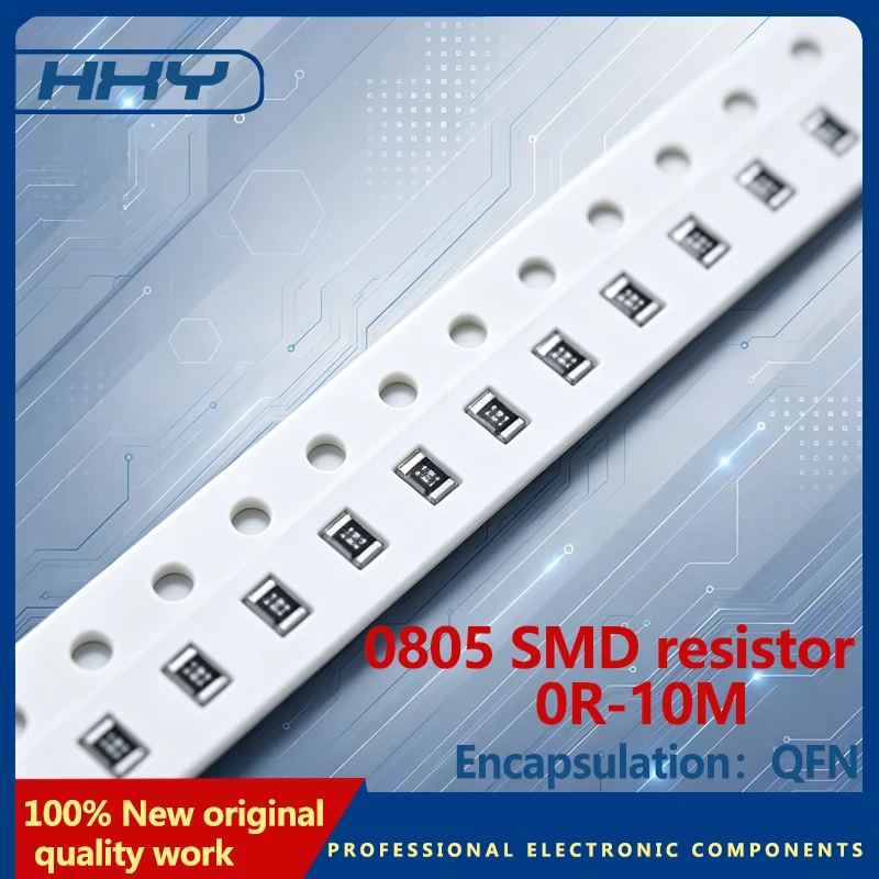 100PCS 0R ~ 10M 1/8W 0 1 10 100 150 220 330 ohm 1K 2.2K 10K 100K 0R 1R 10R 100R 150R 220R 330R 1% Resistors 0805 SMD resistor
100PCS 0R ~ 10M 1/8W 0 1 10 100 150 220 330 ohm 1K 2.2K 10K 100K 0R 1R 10R 100R 150R 220R 330R 1% Resistors 0805 SMD resistor