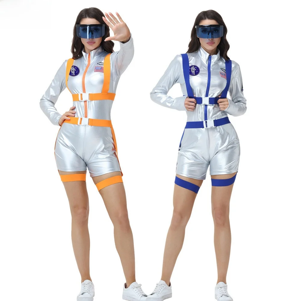 Halloween Women's Jumpsuit Short Pants Astronaut COS Costume Space Suit Stage Performance Clothes Polyester Fiber 100%
Halloween Women's Jumpsuit Short Pants Astronaut COS Costume Space Suit Stage Performance Clothes Polyester Fiber 100%