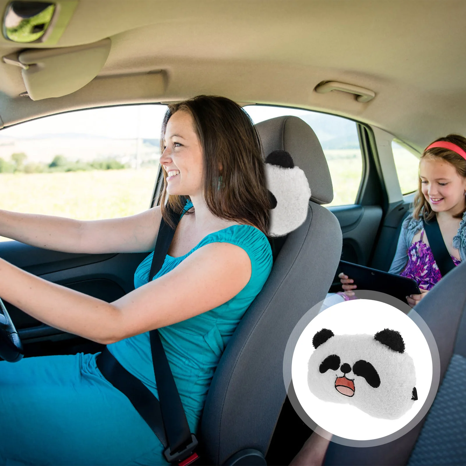 Cute Panda Car Headrest Pillow Soft Neck Support Cushion Universal Fit Neck Rest Pillow for Driving Car Use
Cute Panda Car Headrest Pillow Soft Neck Support Cushion Universal Fit Neck Rest Pillow for Driving Car Use
