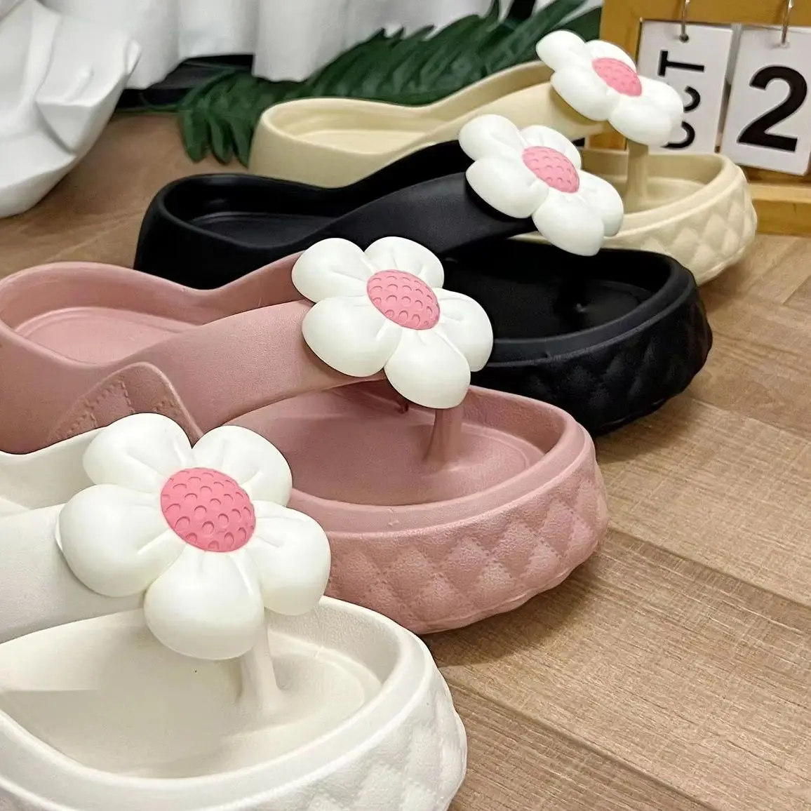 Women's Trendy Floral EVA Flip Flops - Thick Sole with Flowers Summer Beach Sandals & SOFT Platform Casual Shoes
Women's Trendy Floral EVA Flip Flops - Thick Sole with Flowers Summer Beach Sandals & SOFT Platform Casual Shoes