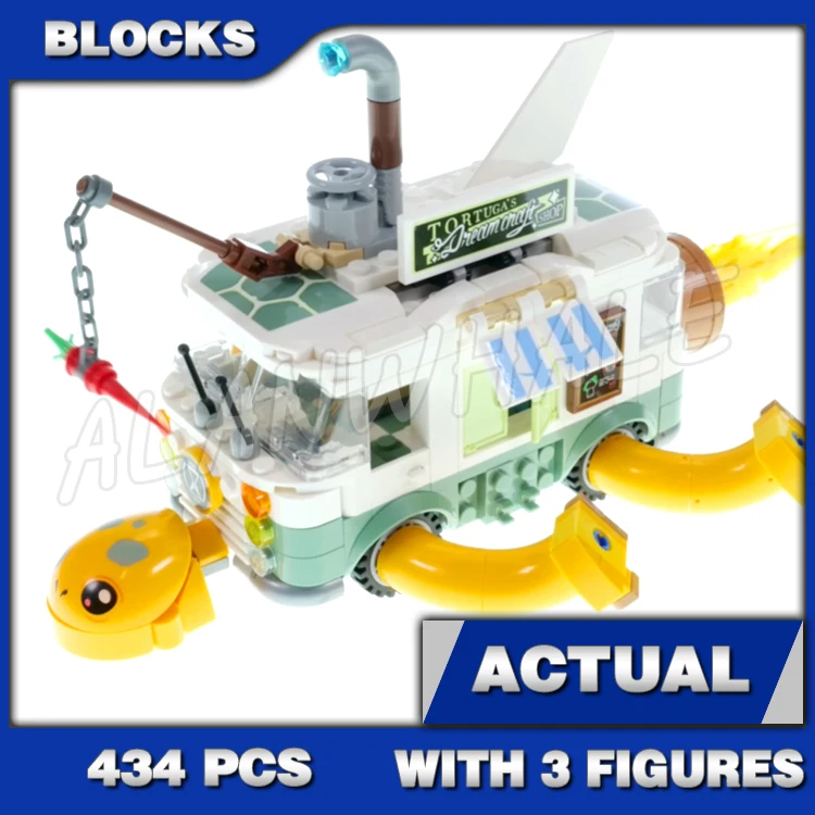 434pcs Dream Mrs. Castillo’s Turtle Van Flying Submarine Mode Moving Periscope 50657 Building Blocks Toy Compatible With Model 
434pcs Dream Mrs. Castillo’s Turtle Van Flying Submarine Mode Moving Periscope 50657 Building Blocks Toy Compatible With Model