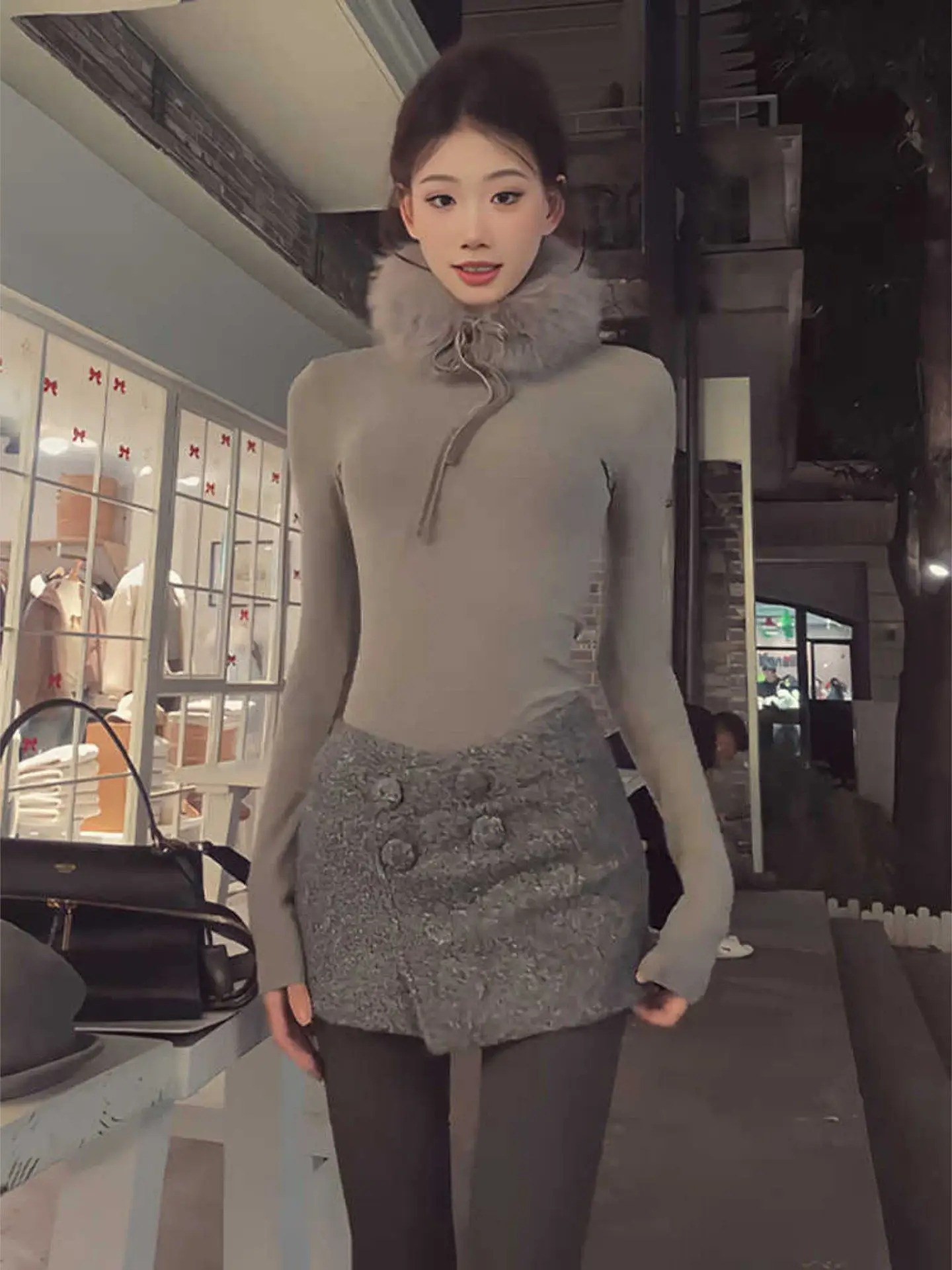 Spring Vintage Women's Long Sve Knitted Sweater Slim Fit A-Line Skirt Two-Piece Set Faionable Casual Sle Knitwear
Spring Vintage Women's Long Sve Knitted Sweater Slim Fit A-Line Skirt Two-Piece Set Faionable Casual Sle Knitwear