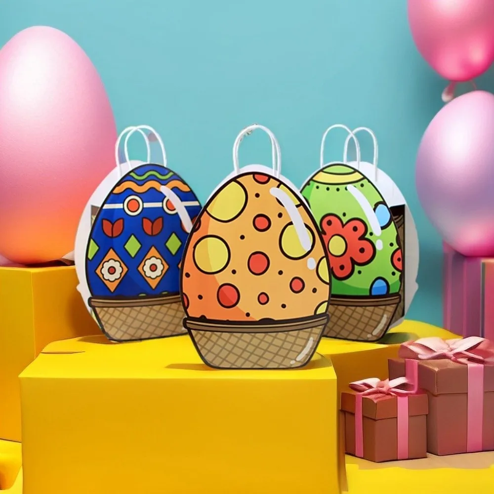 10pcs Colorful Easter Egg Bags Flower Heart Gift Packaging Box Cute with Handles Candy Snacks Present Bags Party Favors
10pcs Colorful Easter Egg Bags Flower Heart Gift Packaging Box Cute with Handles Candy Snacks Present Bags Party Favors