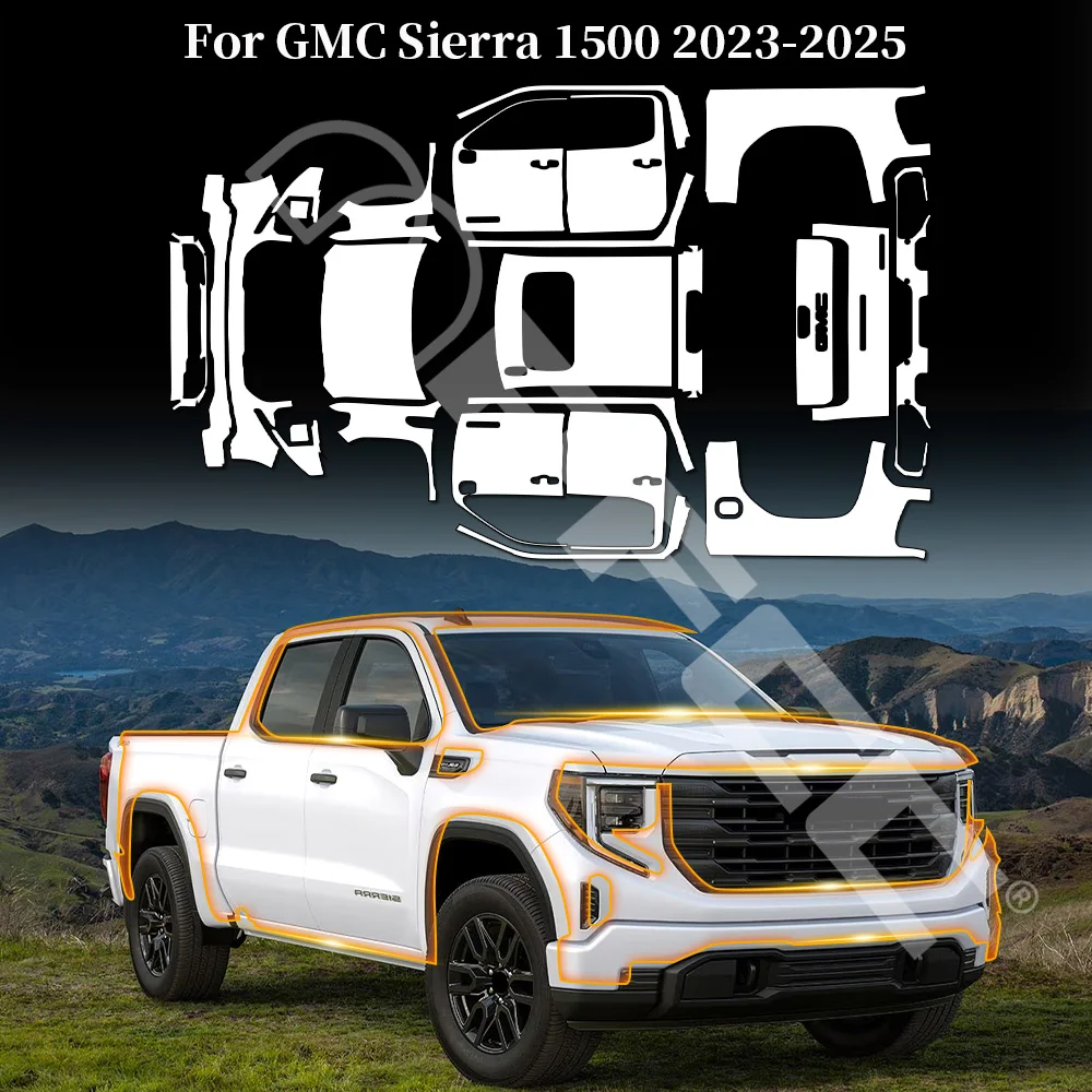 Для GMC Sierra 1500 2023-2025: Защитная пленка из ТПУ, предварительно вырезанная, антицарапийная, прозрачная, самовосстанавливающаяся, невидимая (PPF)
Для GMC Sierra 1500 2023-2025: Защитная пленка из ТПУ, предварительно вырезанная, антицарапийная, прозрачная, самовосстанавливающаяся, невидимая (PPF)