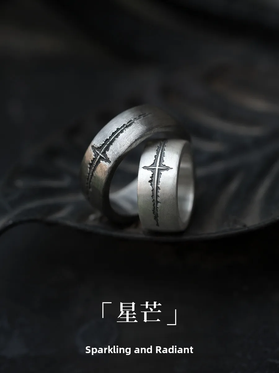 Original Silver Ring 999 Pure Silver Men's Little Finger Ring Couple's Ring Minimalist Style Customizable Engraving
Original Silver Ring 999 Pure Silver Men's Little Finger Ring Couple's Ring Minimalist Style Customizable Engraving