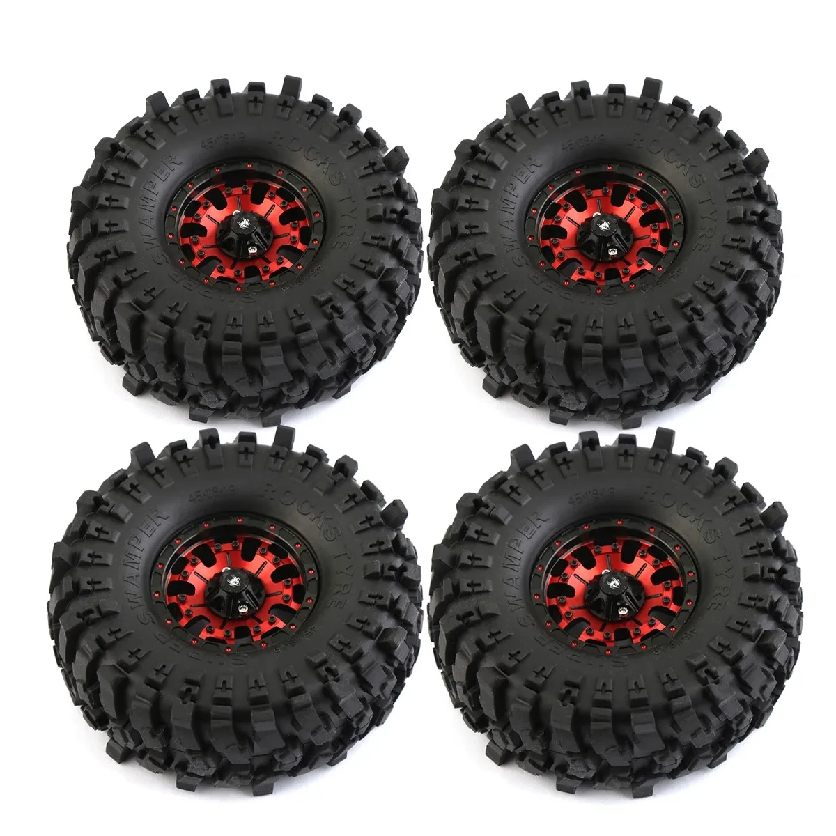 4pcs 1.9 Metal Beadlock Wheel Rims and Crawler Tires for 1:10 RC Crawler TRX4 Axial Gen8 SCX10 III SCX10 90047 Tamiya cc01
4pcs 1.9 Metal Beadlock Wheel Rims and Crawler Tires for 1:10 RC Crawler TRX4 Axial Gen8 SCX10 III SCX10 90047 Tamiya cc01