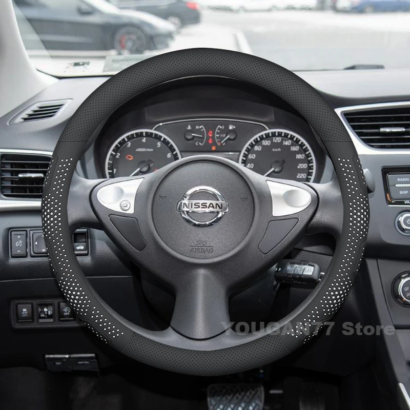 Автомобильный кожаный чехол на руль для Nissan Navara 2015 2016 2023-2025, авто руль Nissan Navara NP300, аксессуары
Автомобильный кожаный чехол на руль для Nissan Navara 2015 2016 2023-2025, авто руль Nissan Navara NP300, аксессуары