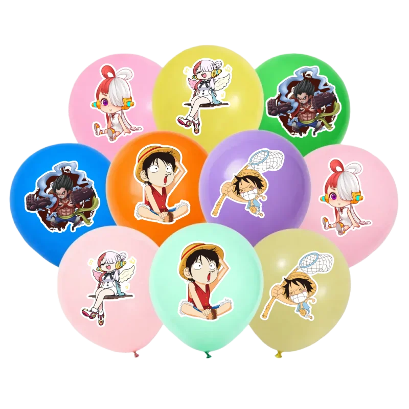 10/20pcs One Piece Birthday Party Balloons Set Cartoon Character Luffy Uta Latex Ballon Ha Birthday Kids Room Decor Cake Toppers
10/20pcs One Piece Birthday Party Balloons Set Cartoon Character Luffy Uta Latex Ballon Ha Birthday Kids Room Decor Cake Toppers