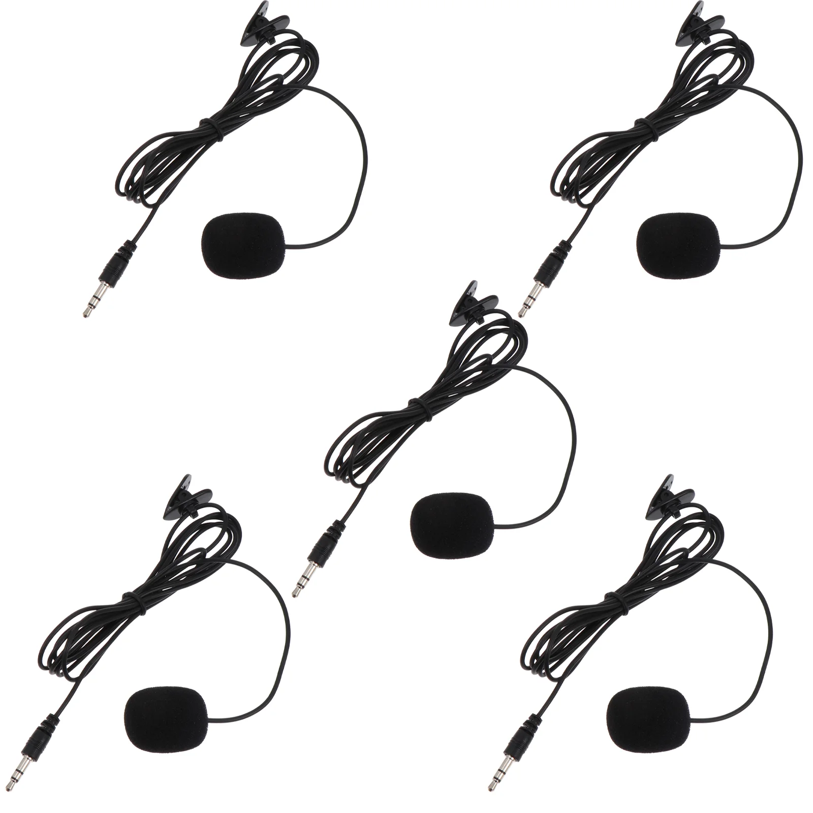 5 Pcs Lavalier Microphone for Accessory Microphones Wired Multi-functional Versatile Live Broadcast Pvc Portable
5 Pcs Lavalier Microphone for Accessory Microphones Wired Multi-functional Versatile Live Broadcast Pvc Portable
