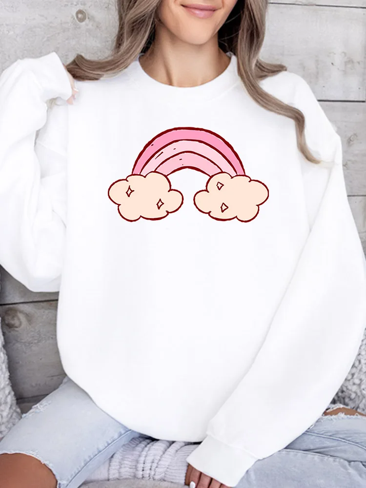 Pink Rainbow Women's Crew Neck Sweatshirt Casual Long Sleeve Pullover Loose Fit Daily Wear
Pink Rainbow Women's Crew Neck Sweatshirt Casual Long Sleeve Pullover Loose Fit Daily Wear