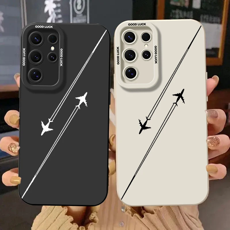 Black plane flight For Samsung S25 Ultra S24 Plus S23 Galaxy S22 Plu s S21 U ltra 20 FE S8 S9 S10 4G TPU soft shell phone case
Black plane flight For Samsung S25 Ultra S24 Plus S23 Galaxy S22 Plu s S21 U ltra 20 FE S8 S9 S10 4G TPU soft shell phone case