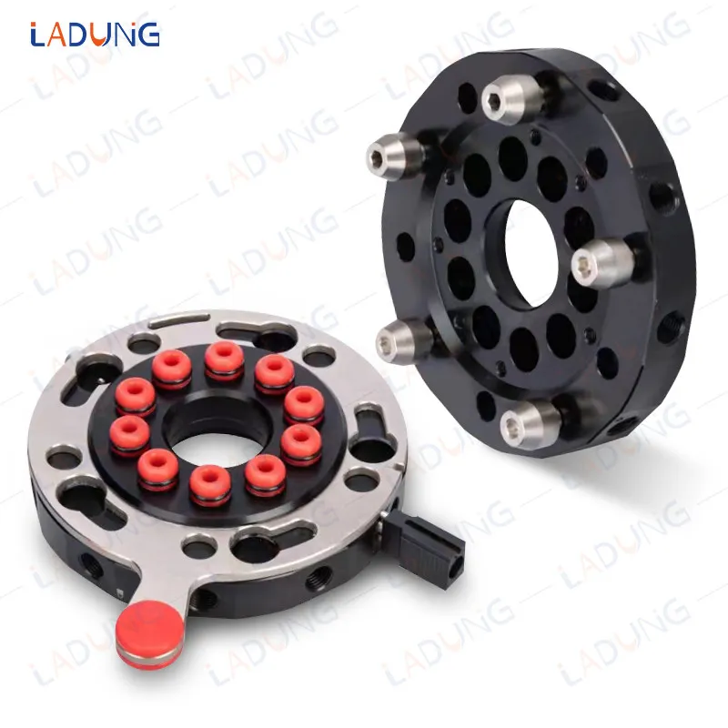 LADUNG Robot Manual Quick-Change Plate QC90-A/QC150-A Round End Block Mechanical Fixture Quick-Change Module.
LADUNG Robot Manual Quick-Change Plate QC90-A/QC150-A Round End Block Mechanical Fixture Quick-Change Module.