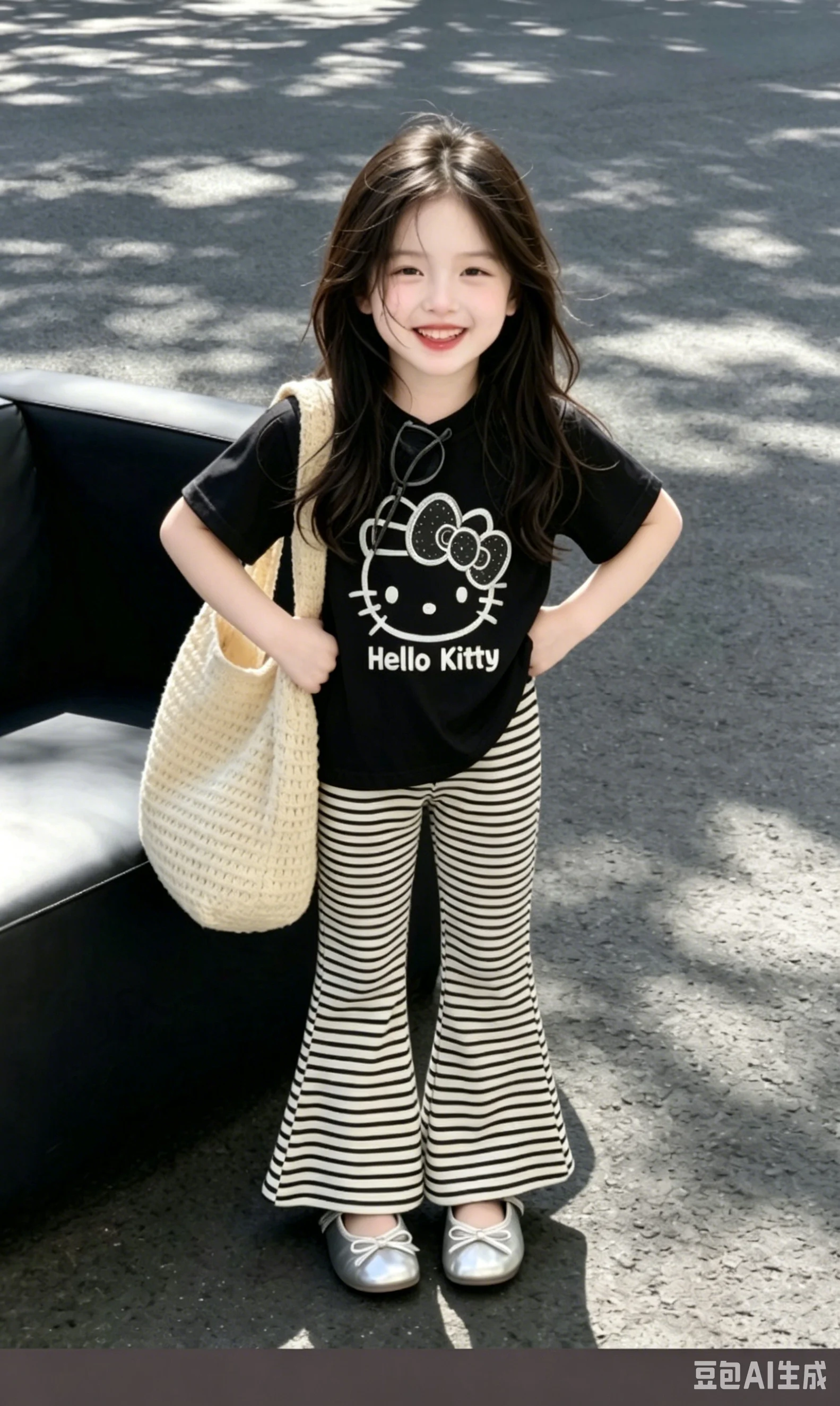 2026 Girls' short-sleeved set for summer new style children's KT cat print T-shirt, fashionable and versatile
2026 Girls' short-sleeved set for summer new style children's KT cat print T-shirt, fashionable and versatile