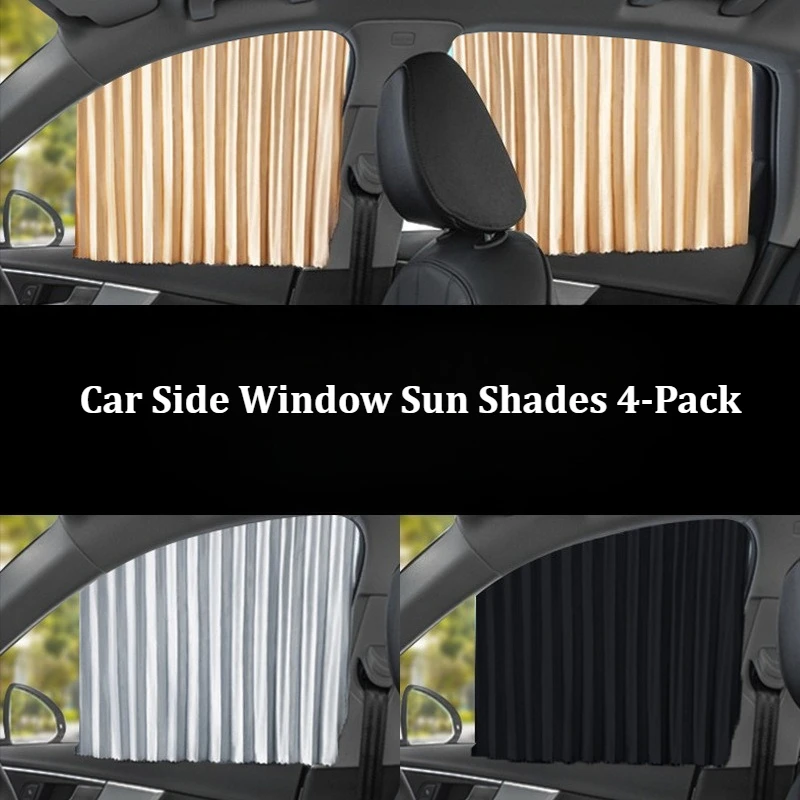 Universal Built-in Car Side Window Sun Shades 4-Pack Slot-in Track Sunshade Car Window Visor for SUV Truck Sedan Car Accessories
Universal Built-in Car Side Window Sun Shades 4-Pack Slot-in Track Sunshade Car Window Visor for SUV Truck Sedan Car Accessories
