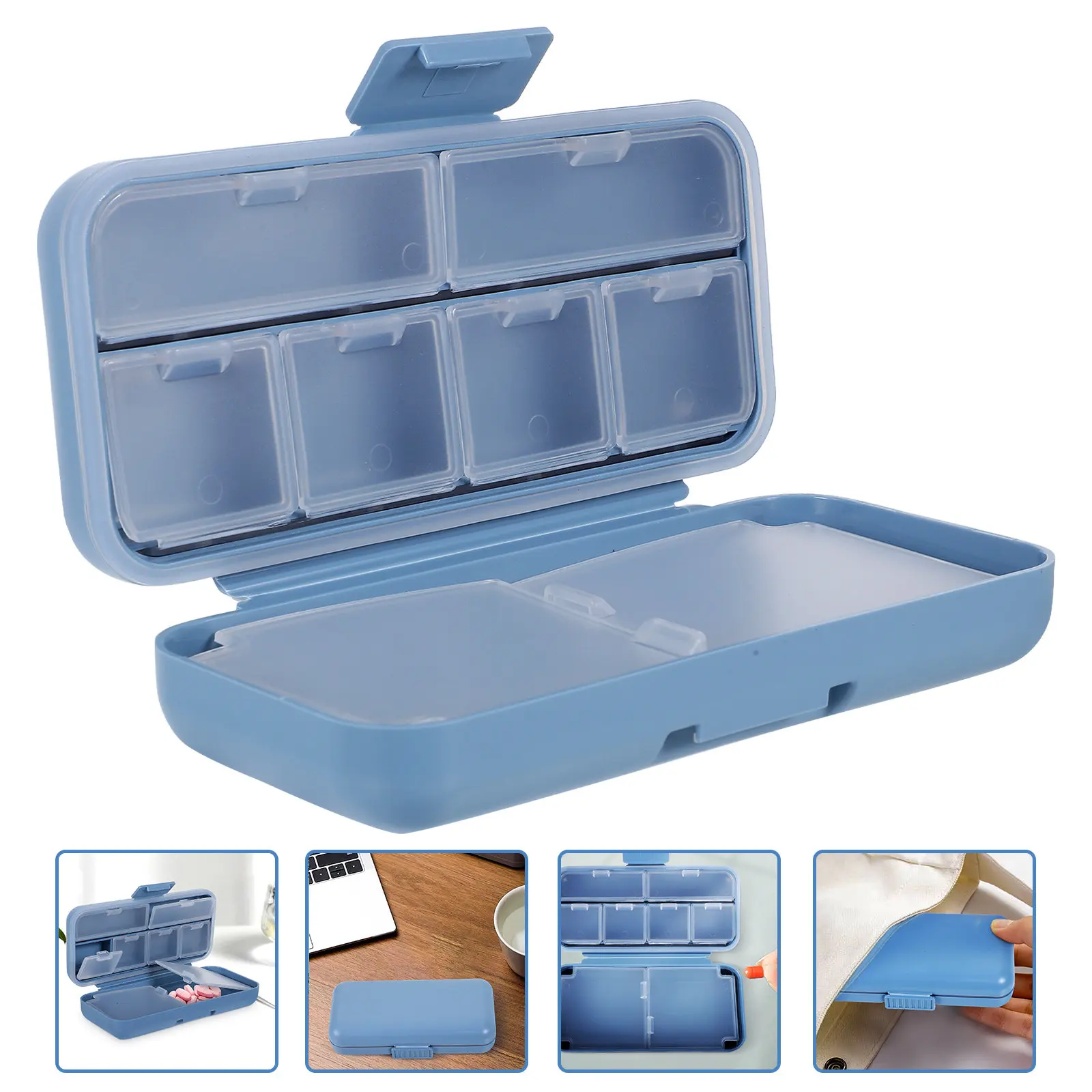 Portable Medicine Case Multi-Grid Pill Organizer with Compact Detachable Design for Daily Use Travel Home Storage Supplies
Portable Medicine Case Multi-Grid Pill Organizer with Compact Detachable Design for Daily Use Travel Home Storage Supplies