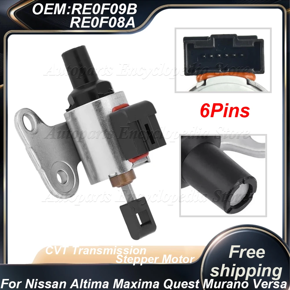 RE0F08A RE0F08B Новый шаговый двигатель трансмиссии CVT RE0F09A RE0F09B для Nissan Altima Maxima Quest Murano Versa JF010E JF011E
RE0F08A RE0F08B Новый шаговый двигатель трансмиссии CVT RE0F09A RE0F09B для Nissan Altima Maxima Quest Murano Versa JF010E JF011E