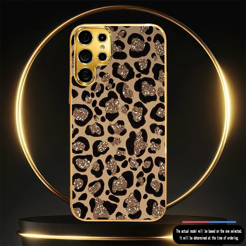 Sparkling Golden Glitter Leopard Print Textured Glass Phone Case for Galaxy S25/S24/S23/S22/S21/S20/S20 Ultra/A56 5G/A52s
Sparkling Golden Glitter Leopard Print Textured Glass Phone Case for Galaxy S25/S24/S23/S22/S21/S20/S20 Ultra/A56 5G/A52s