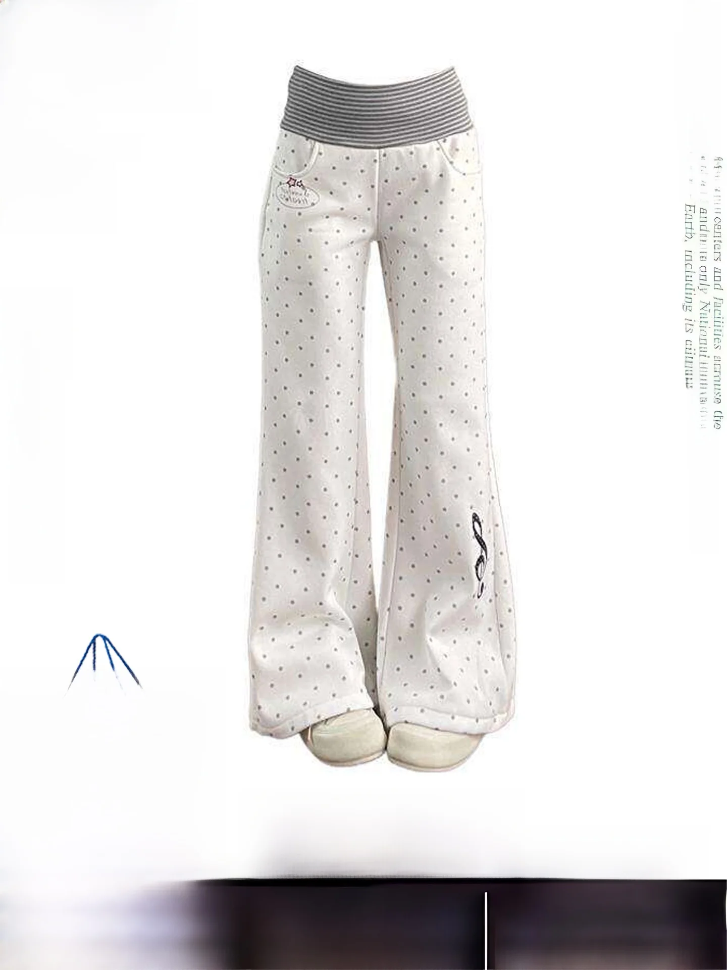 Белые повседневные расклешенные брюки в горошек для женщин, новинка 2026 года, с декоративной вставкой на талии, хит этого года, суперпопулярные спортивные хлопковые брюки
Белые повседневные расклешенные брюки в горошек для женщин, новинка 2026 года, с декоративной вставкой на талии, хит этого года, суперпопулярные спортивные хлопковые брюки