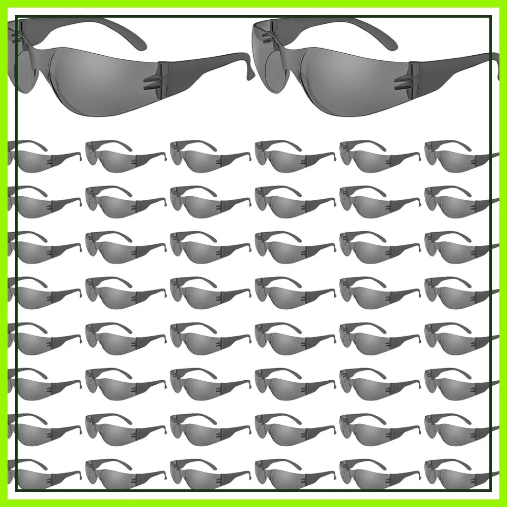 Tinted Safety Glasses 50 Pack - ANSI Z87.1 Scratch & Impact Resistant Protective Eyewear for Work Lab Construction
Tinted Safety Glasses 50 Pack - ANSI Z87.1 Scratch & Impact Resistant Protective Eyewear for Work Lab Construction