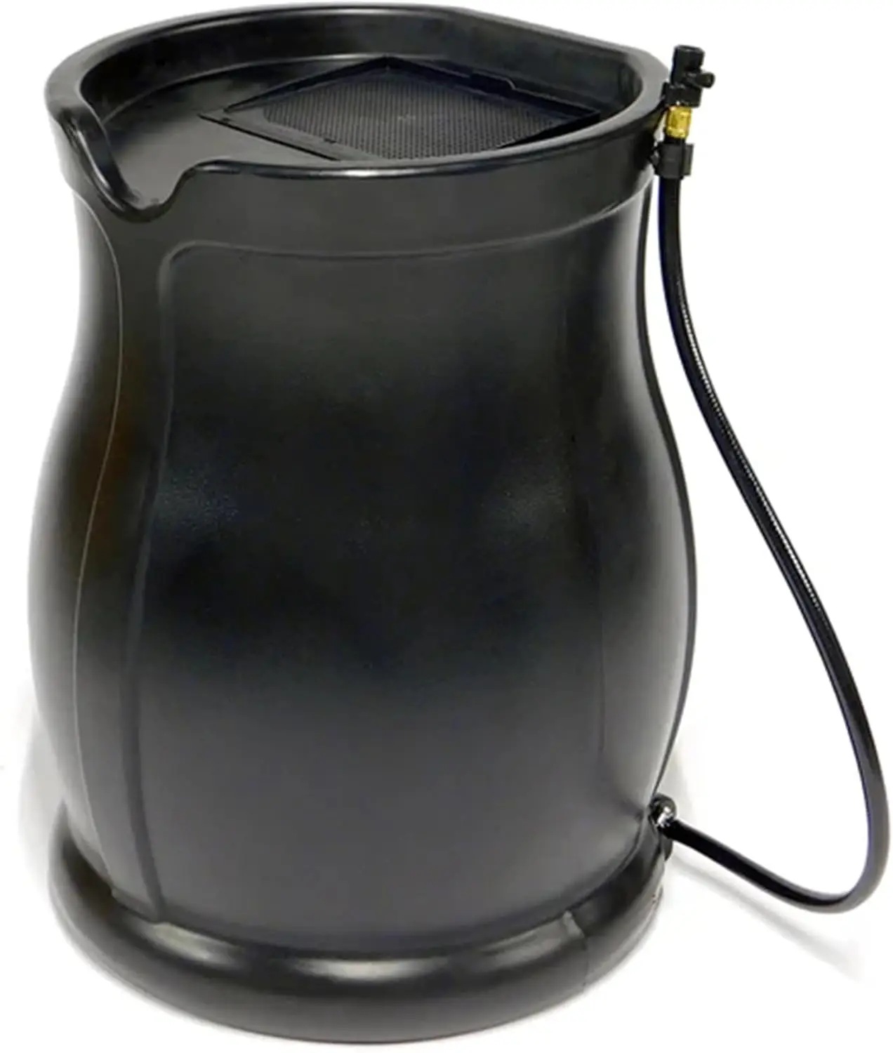 Outdoor 45-Gallon Catalina Rain Barrel –BPA-Free,Flat-Back Design with 3.5 Foot Garden Hose, Shut-Off Thumb Valve, and Fixed Lid
Outdoor 45-Gallon Catalina Rain Barrel –BPA-Free,Flat-Back Design with 3.5 Foot Garden Hose, Shut-Off Thumb Valve, and Fixed Lid
