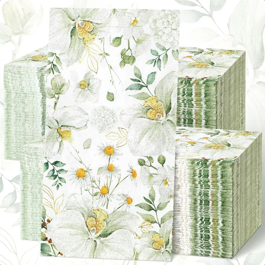 200 Pack Floral Disposable Napkins Decorative Spring Floral Paper Napkins Flower Paper Guest Towels for Bathroom Hand Towels fo
200 Pack Floral Disposable Napkins Decorative Spring Floral Paper Napkins Flower Paper Guest Towels for Bathroom Hand Towels fo