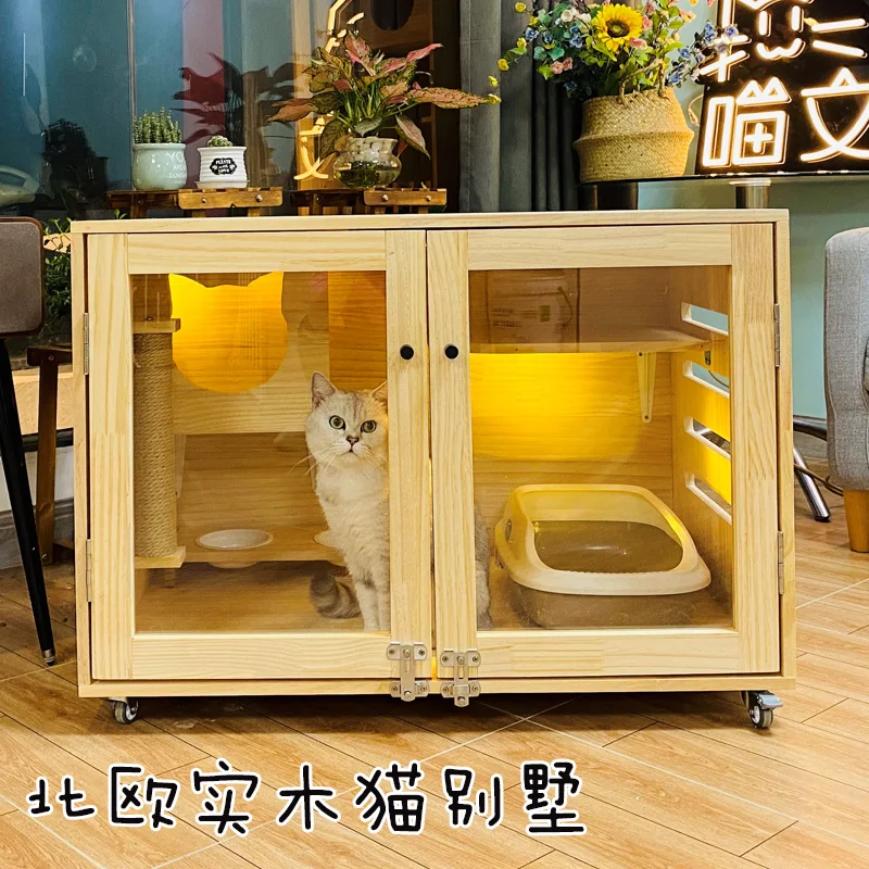 Cat Villa Solid Wood Luxury Cattery Cat Nest Cat Cage Cat Display Cabinet Cat Breeding Cage Cat Hotel Pet Cage Cat Room
Cat Villa Solid Wood Luxury Cattery Cat Nest Cat Cage Cat Display Cabinet Cat Breeding Cage Cat Hotel Pet Cage Cat Room