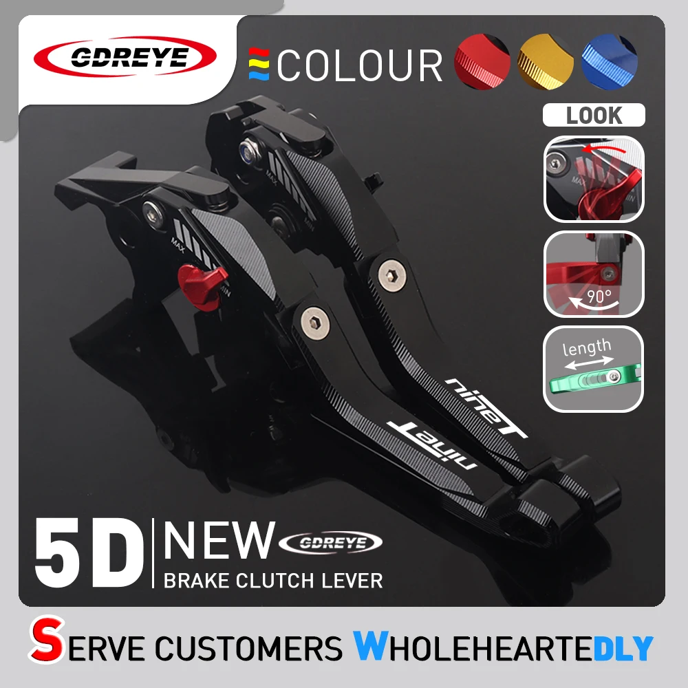 For BMW R NINE T R NINET RNINE T 2014-2021 15 16 Motorcycle CNC 5D Aluminum Brake Clutch Levers Adjustable Folding Logo NINET
For BMW R NINE T R NINET RNINE T 2014-2021 15 16 Motorcycle CNC 5D Aluminum Brake Clutch Levers Adjustable Folding Logo NINET